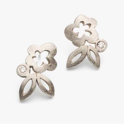 flower ear studs